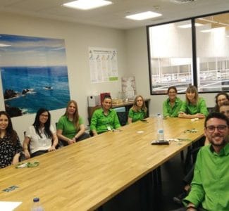 Taller de relajación en la Semana de la Prevención de Leroy Merlin del CC. Torrecárdenas